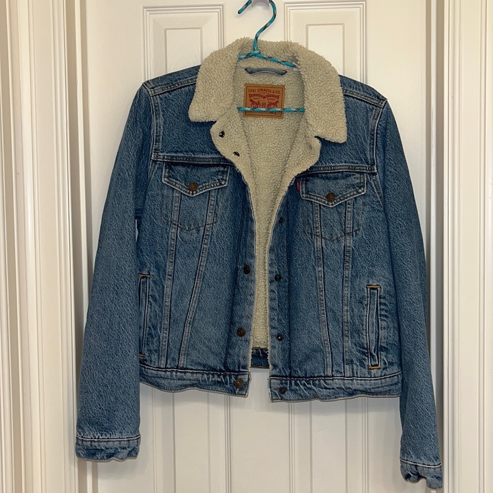 Levi denim Sherpa jacket